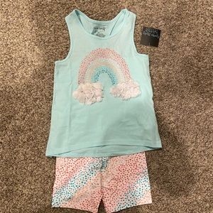 Brand new, never worn little girls shirt set!